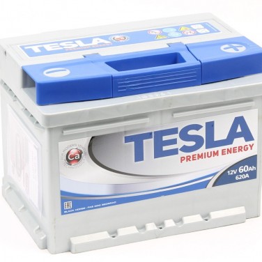 Аккумулятор TESLA PREMIUM energy 60Ah обратной полярности