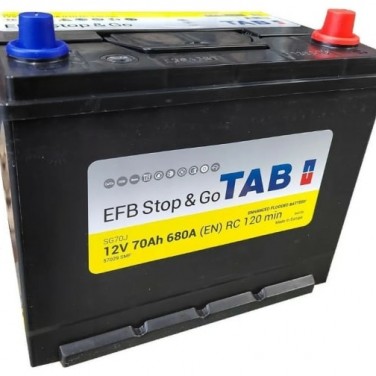 Аккумулятор TAB EFB Star-Stop ASIA 70Ah обратной полярности