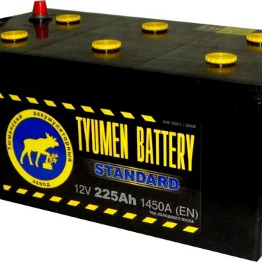 Аккумулятор TYUMEN BATTERY 225Ah обратной полярности конус