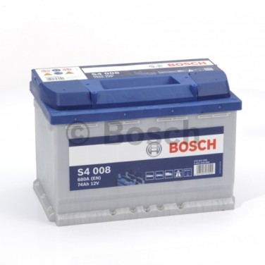 Аккумулятор BOSCH S4 74Ah 008 574012 обратной полярности